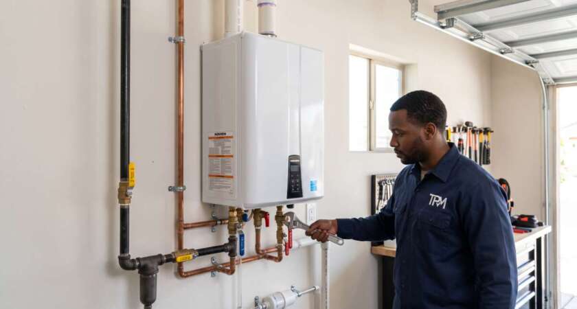 Water heater installation by a Las Vegas plumber