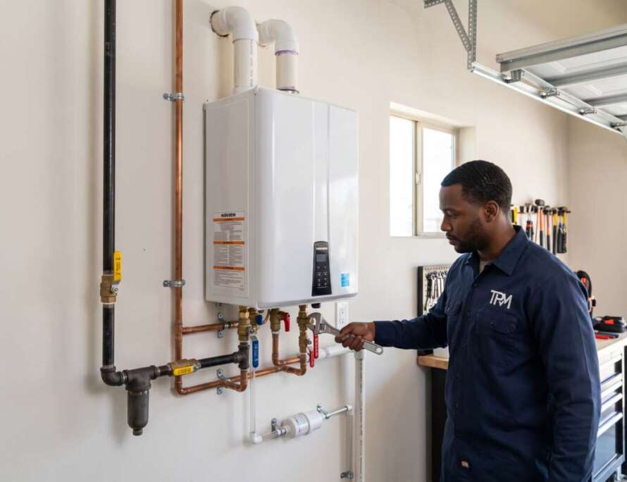 Water heater installation by a Las Vegas plumber