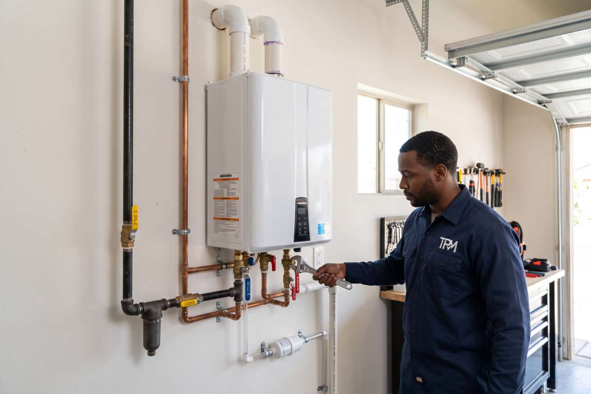 Water heater installation by a Las Vegas plumber